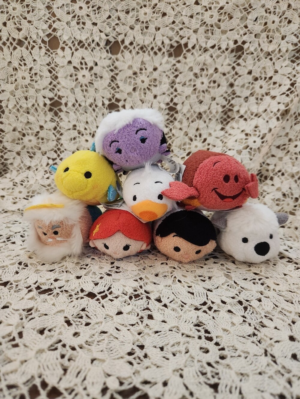 Disney Tsum Tsum The Little Mermaid collection Mini Plush Toy Set Of 8